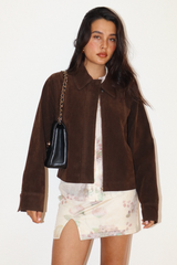 Beige Parkway Suede Jacket Jacket