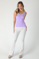 Lavender Jesse Vintage Lace Tank Tank
