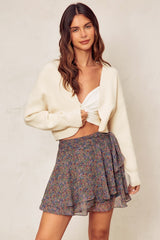 Light Gray Anne Shrug Cardigan Cardigan