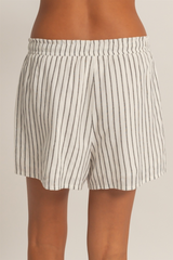 Light Gray Thomas Striped Shorts Short