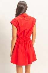 White Smoke Daly Shirred Mini Dress Mini Dress