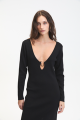 White Smoke Maurice Knit Dress Maxi Dress