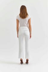 Lavender Shy Girl Crop Flare | Lamb Vintage Jeans