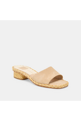 Lavender Dixi Sandals | Camel Suede Shoe