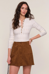 Light Gray Dusk Skirt Mini Skirt