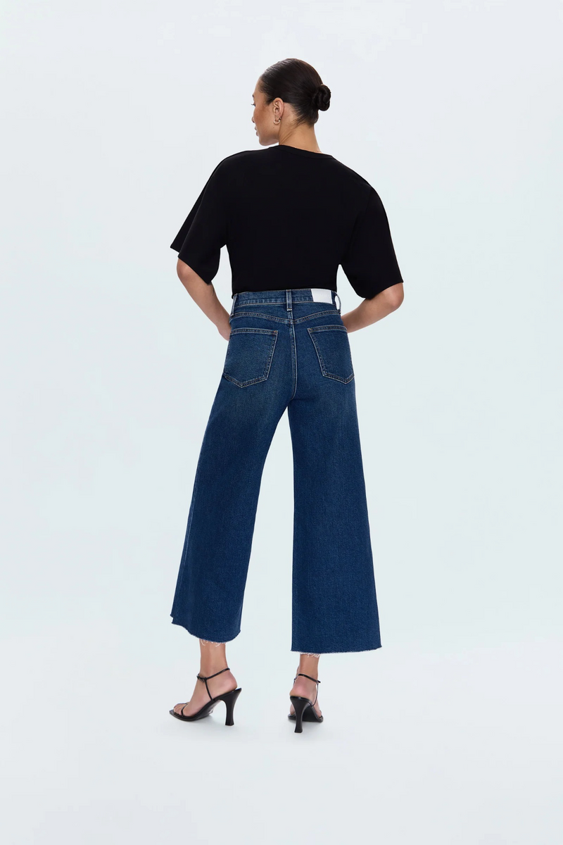Lavender Lana Crop High Rise Ultra Wide Leg Jean | Broadway Jeans