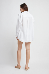Lavender Eliza Oversized Shirt Shirt