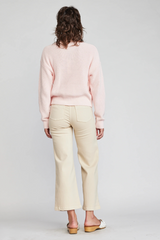 Light Gray Aria Hi-Waist Pants Pant