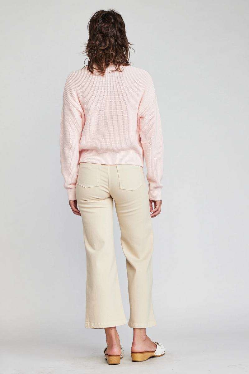Light Gray Aria Hi-Waist Pants Pant