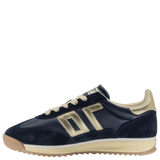 Tan Jogger N Sneaker | Navy/Gold Sneaker