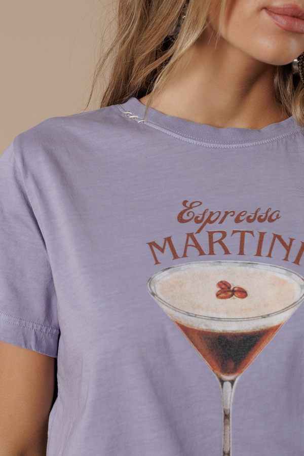 Dark Gray Espresso Martini Boy Tee Graphic Tee