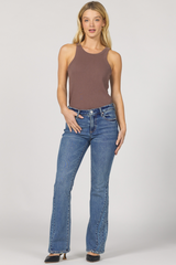 Light Gray Rosa Mid Rise Jean | Pool Wave Jeans