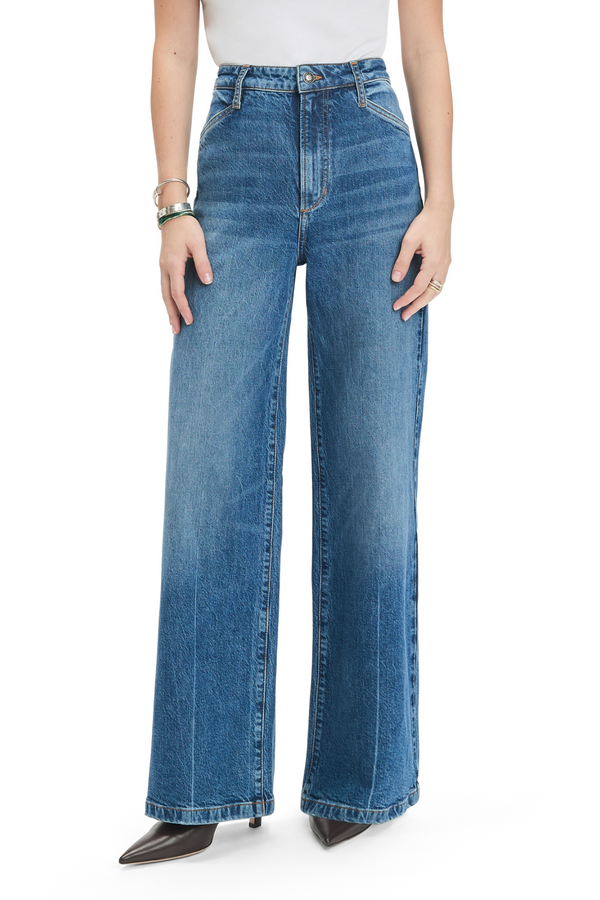 Dark Slate Blue The Mischa Shortie | Campbell Jeans