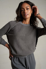 Dark Slate Gray Ziggy Fleece Crewneck Sweatshirt Sweatshirt