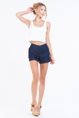 White Smoke Hampton Trouser Denim Short | Zodiac Short