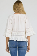 Light Gray Sybil Blouse Blouse