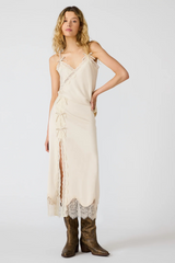 Light Gray Lissandra Skirt Midi Skirt