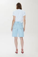 Lavender Nolan Relaxed Straight Cut Off | Postcards Vintage Short