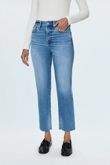 Lavender Charlie High Rise Classic Straight Jean | Rhythm Vintage Jeans