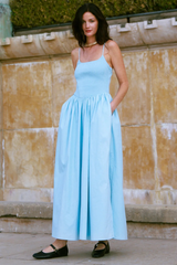 Light Blue Audrey Dress Maxi Dress