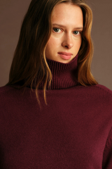 Dark Slate Gray Pugliese Turtleneck Sweater Sweater