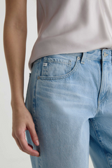 Light Gray Adria Low-Rise Wide Leg | Mondrian Jeans