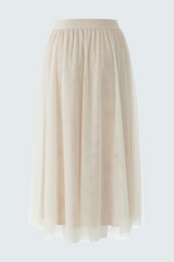 Gray A-Line Skirt Midi Skirt