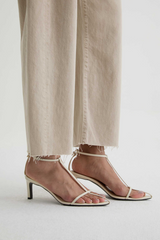 Lavender Hattie Crop High Rise Barrel | Sulfur Light Taupe Jeans