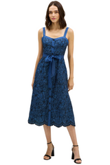 White Smoke Lia Dress Midi Dress