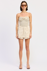 Lavender Double Take Layered Mini Skort Skort