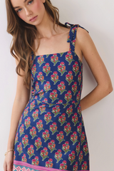 Gray Flower Market Mini Dress Mini Dress
