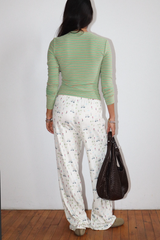 Light Gray Sunday Golf Pointelle Lounge Pants Pant