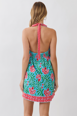 Lavender Bloom & Breeze Floral Mini Dress Mini Dress