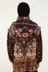 Antique White Winter Ainika Brown Puffer Jacket Puffer Jacket