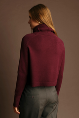 Dark Olive Green Pugliese Turtleneck Sweater Sweater