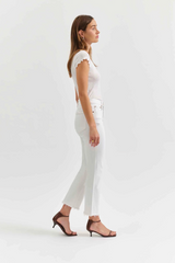 Lavender Shy Girl Crop Flare | Lamb Vintage Jeans