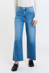 Lavender Pleaser High Rise Wide Ankle | Wavy Jeans