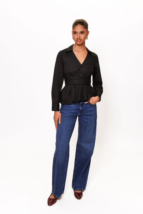 Dark Slate Gray Barber Top Top