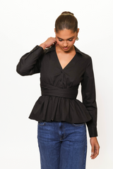 Dark Slate Gray Barber Top Top