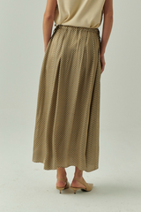 Gray Dalia Skirt Maxi Skirt