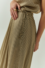 Dim Gray Dalia Skirt Maxi Skirt