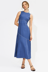 Lavender Frances Sleeveless Maxi Dress Maxi Dress