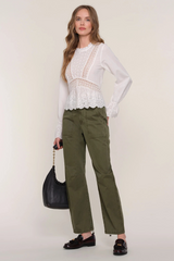 Light Gray Miriam Top Top
