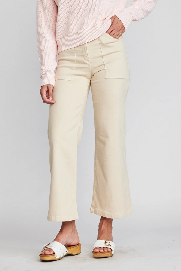 Light Gray Aria Hi-Waist Pants Pant
