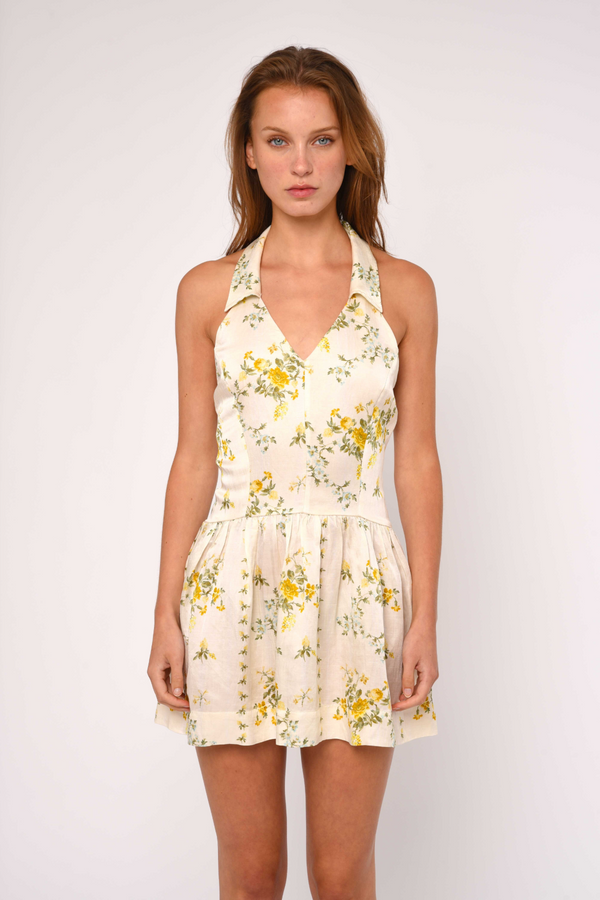 alemais iris mini dress Alémais Women's Bianca Patchwork Mini Tent Dress
