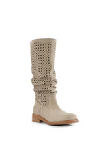 White Smoke Desert Eagle Tall Boot | Sand Suede Boot