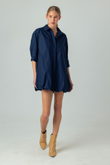 Gray Hortense Dress Mini Dress