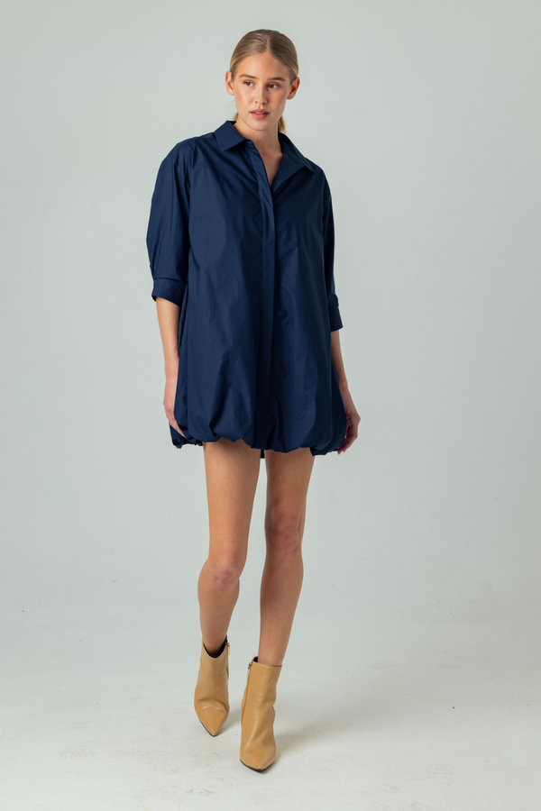 Gray Hortense Dress Mini Dress