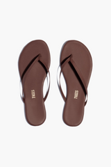 Dark Olive Green Lily Nudes | Cappuccino Flip Flop