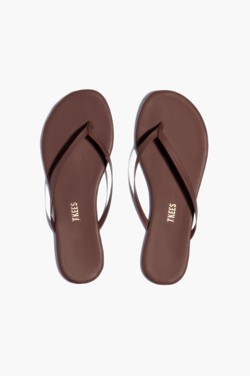 Dark Olive Green Lily Nudes | Cappuccino Flip Flop